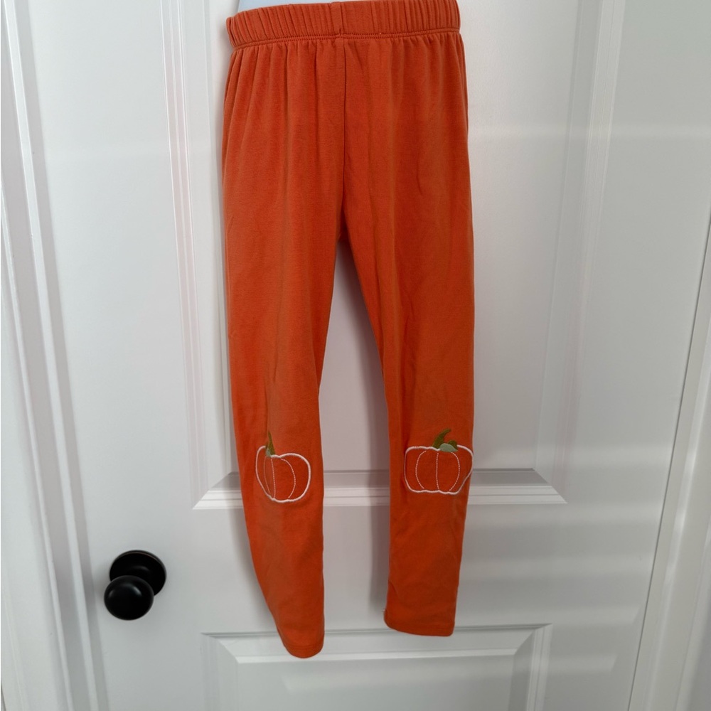 Gymboree pumpkin leggings
